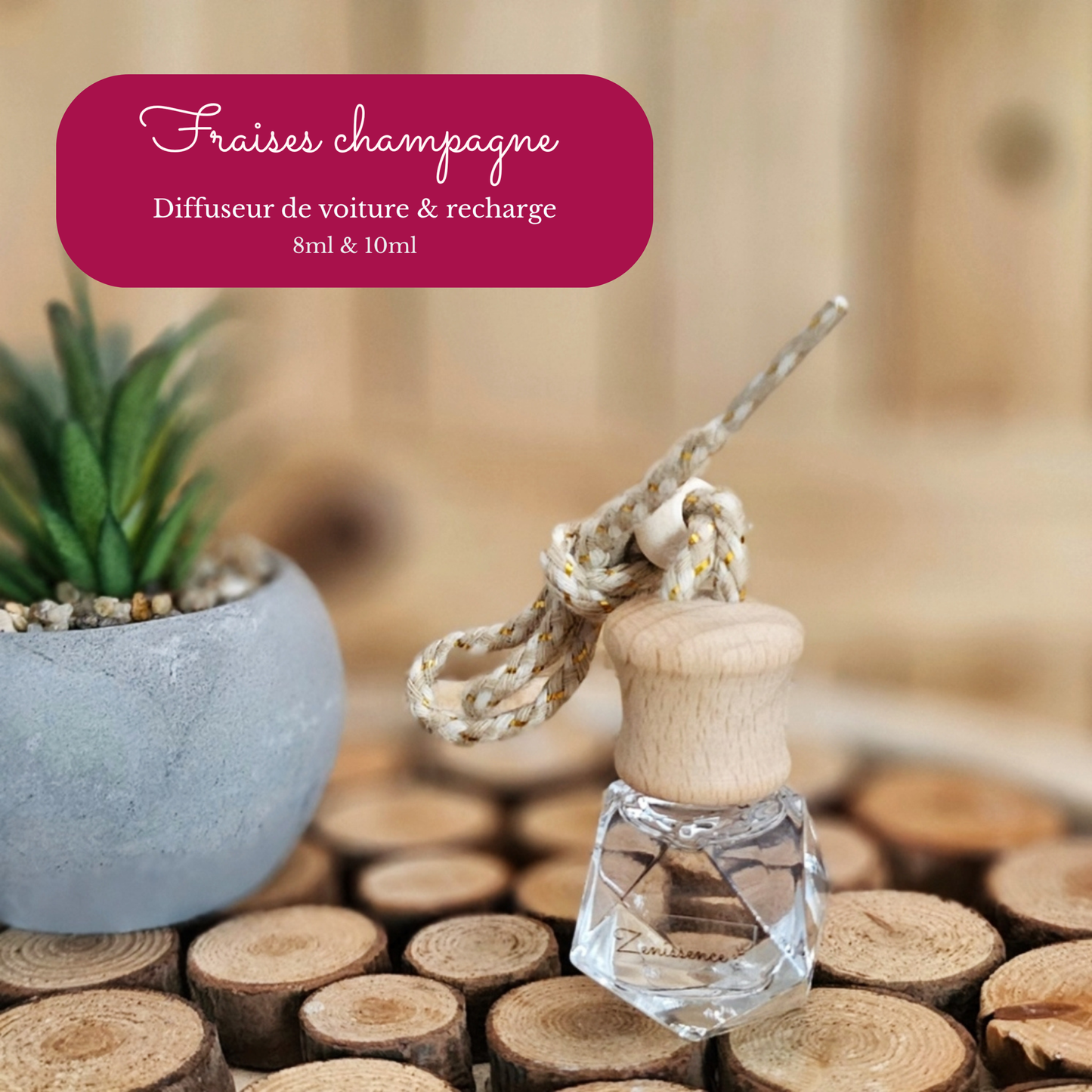 Diffuseur & Recharge - Fraises champagne