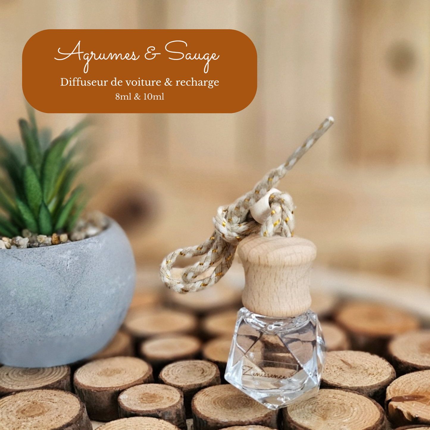 Diffuseur & Recharge - Agrumes & Sauge