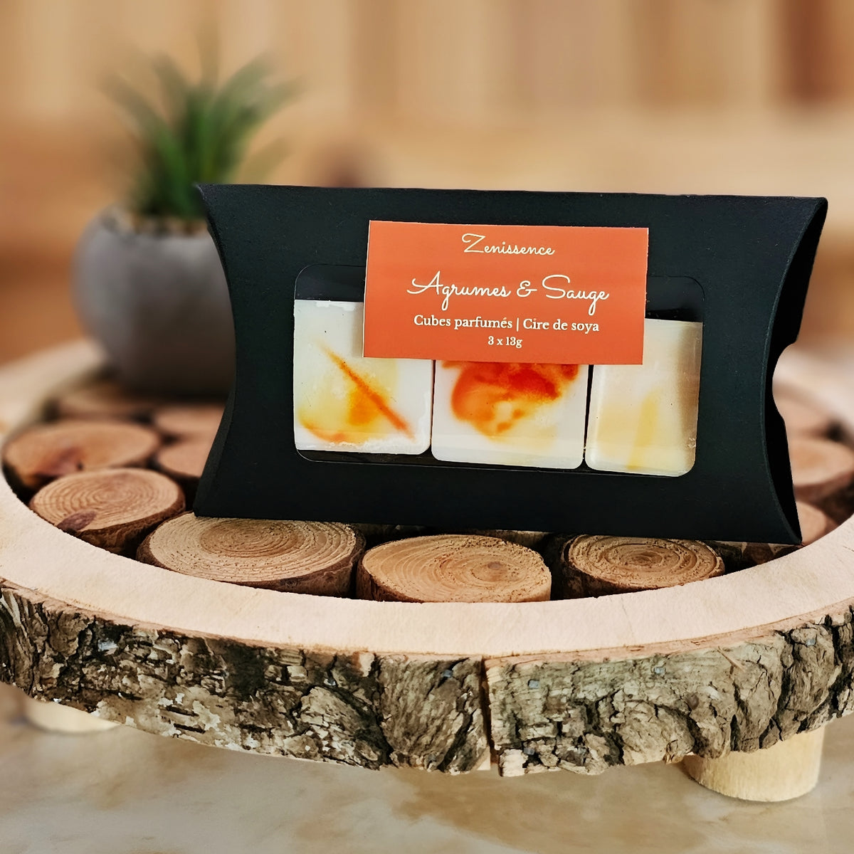 Cubes parfumés pour tiroirs – Agrumes & Sauge