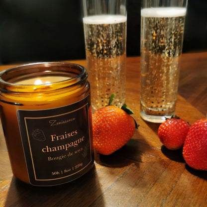 Fraises champagne