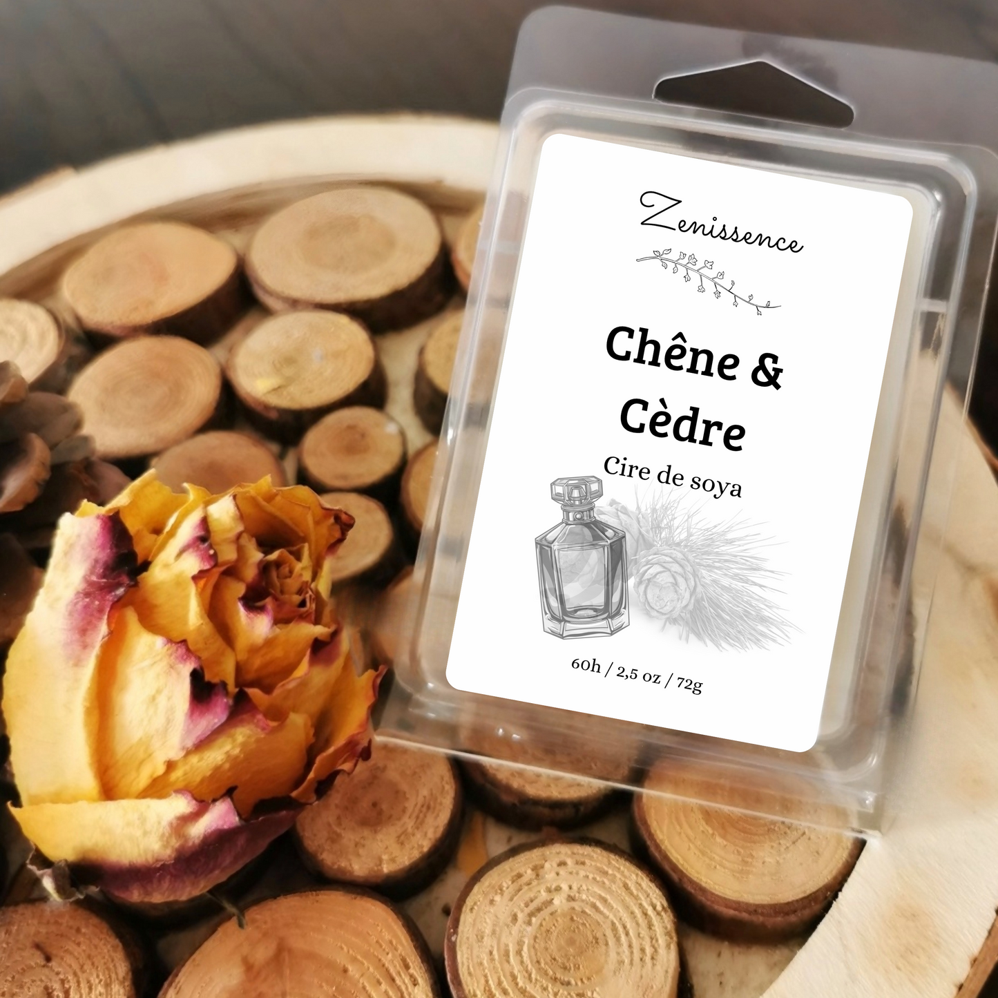 Cubes de cire - Chêne & Cèdre