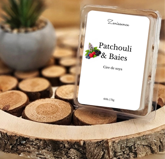 Cubes de cire - Patchouli & Baies