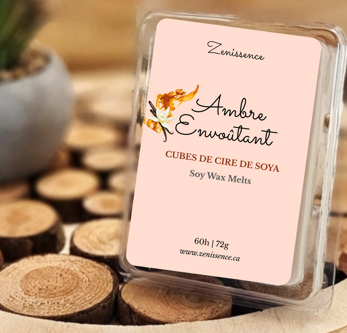 Cubes de cire - Ambre Envoûtant