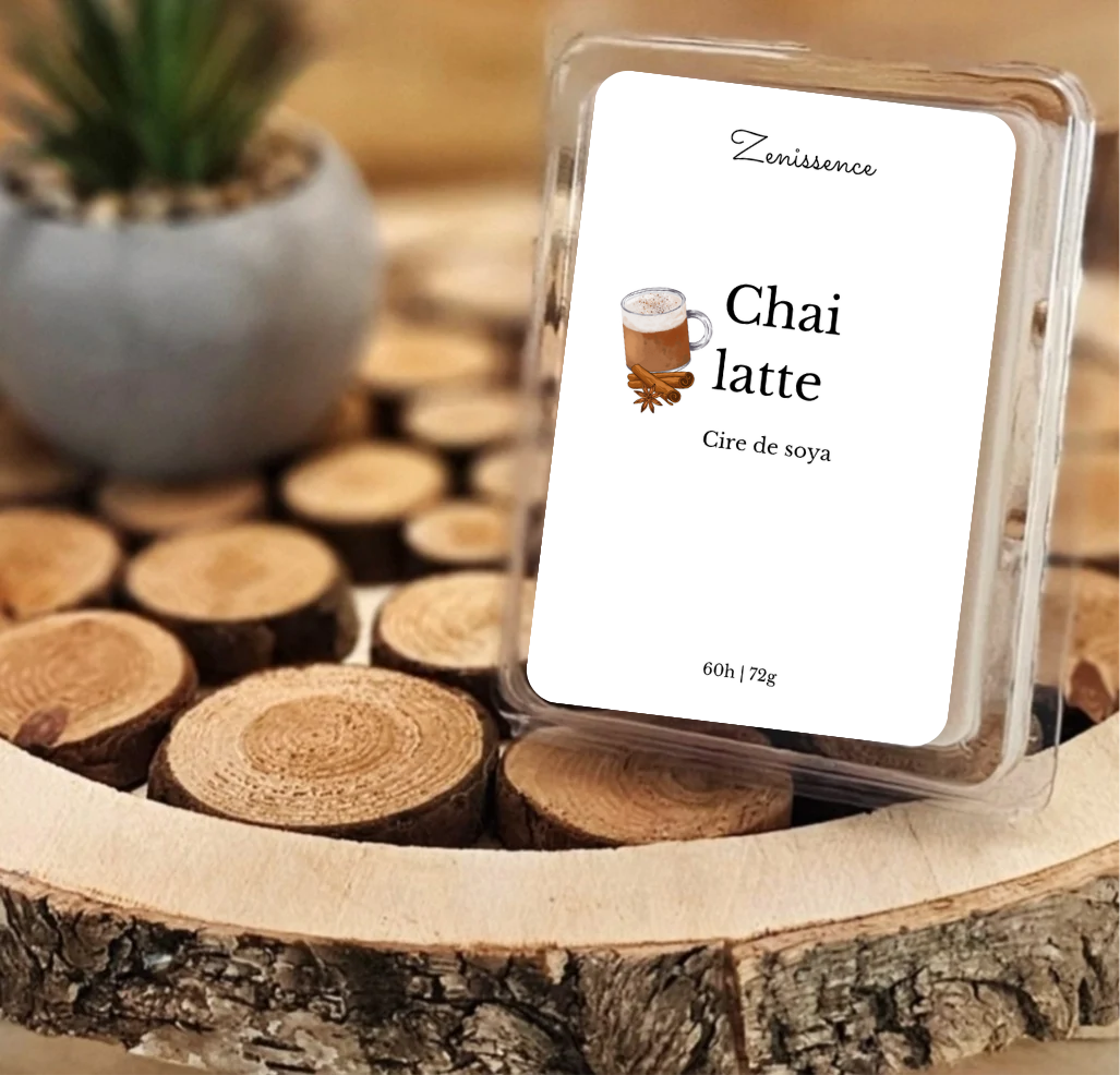 Cubes de cire - Chai latte