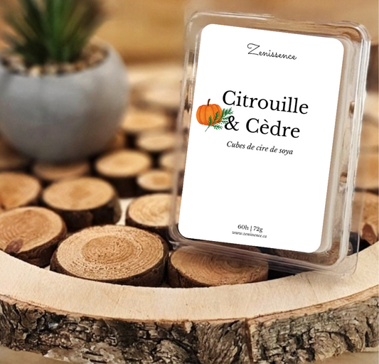 Cubes de cire - Citrouille & Cèdre