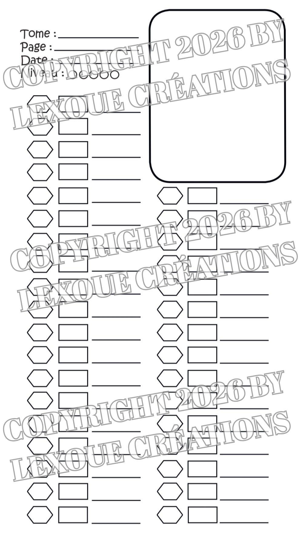 CARNET- Mes codes couleurs pour le coloriage mystère
