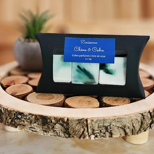 Cubes parfumés pour tiroirs – Chêne & Cèdre